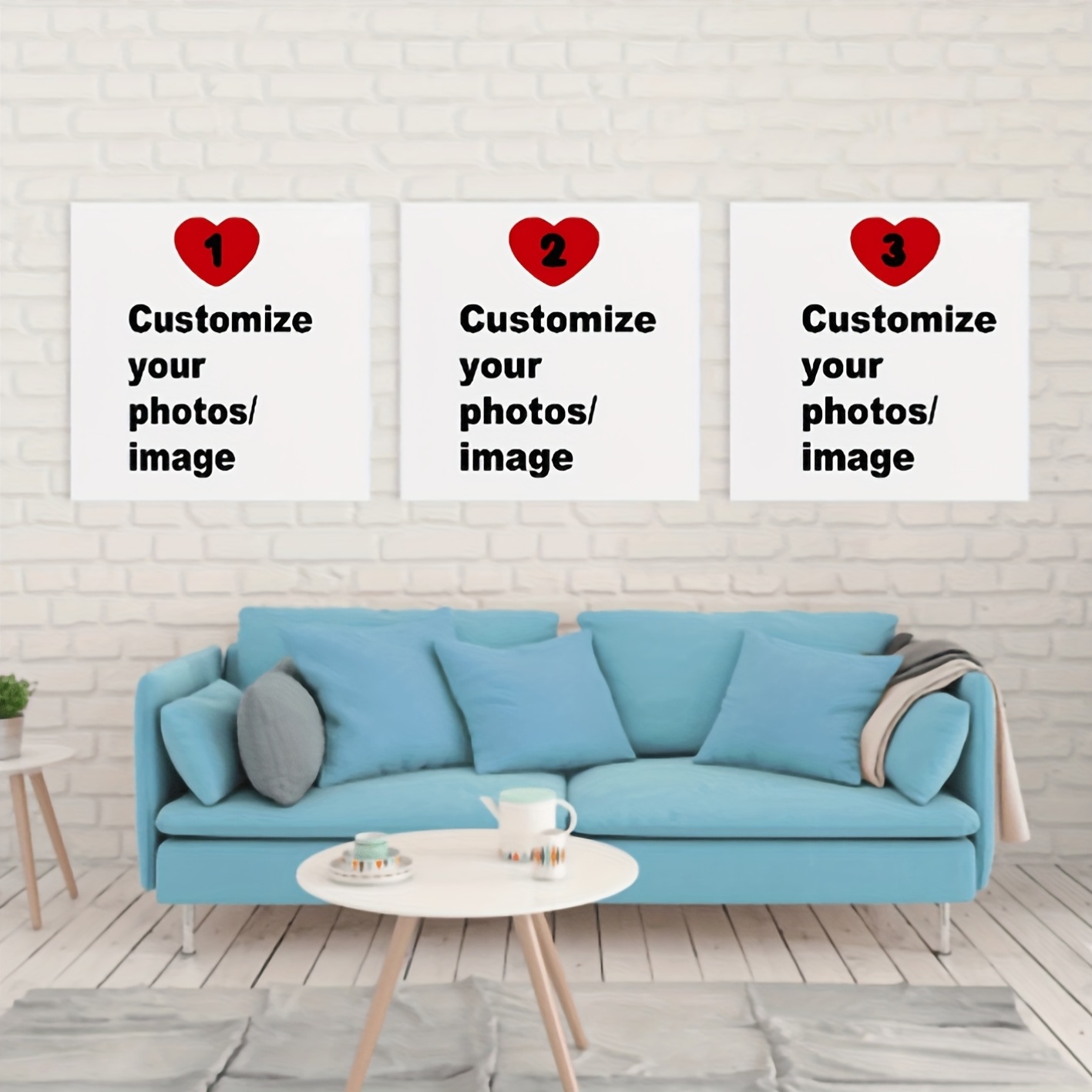 Home Office Photos - 3 шт./компл., квадратный холст, постер на