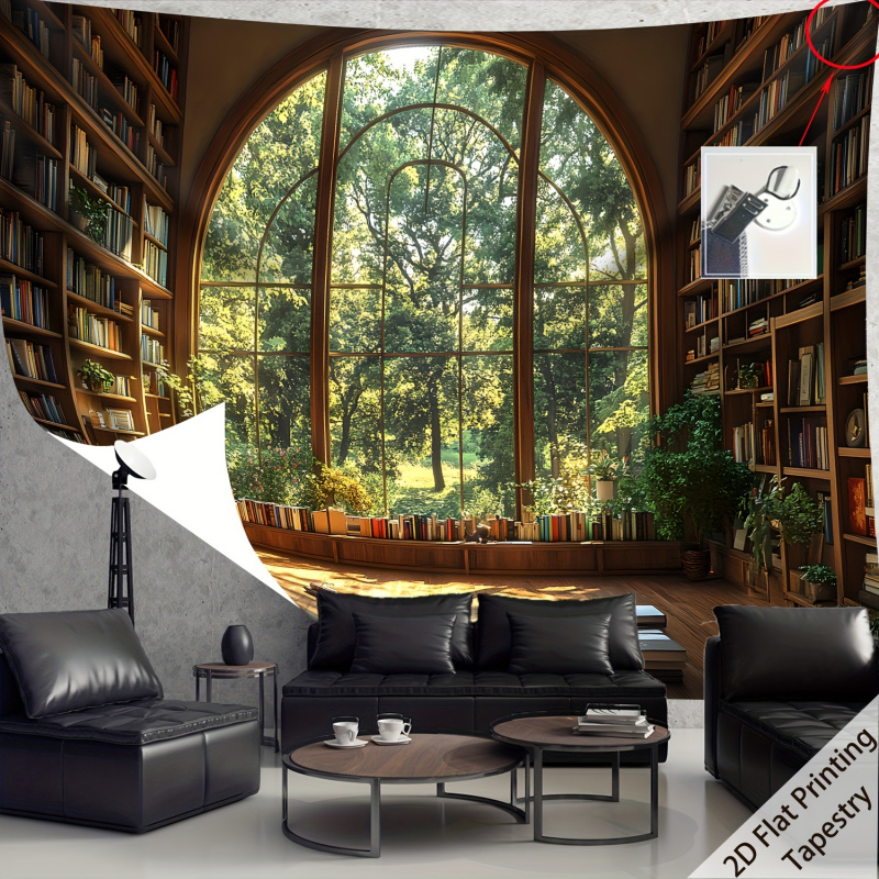 Гобелен VIKAMA «Лесная библиот – обзор и цена Home Office Library