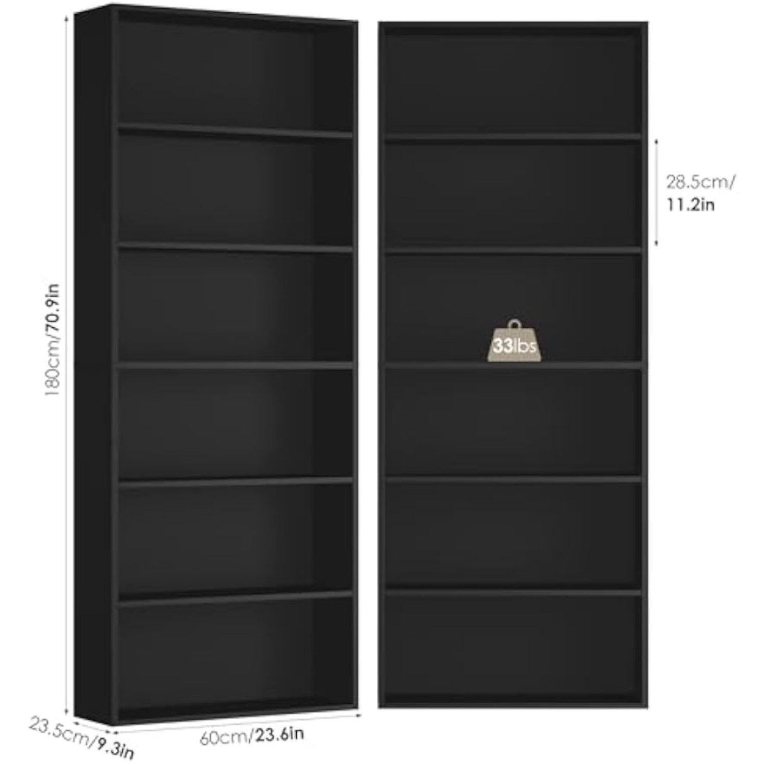 FOTOSOK 6-ярусный высокий книж – обзор и цена Home Office Library