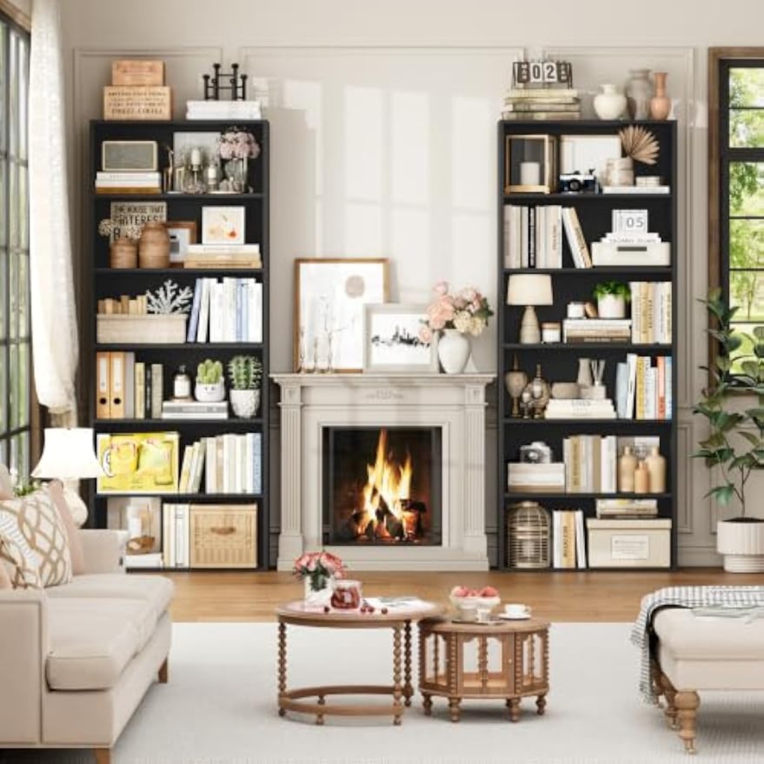 FOTOSOK 6-ярусный высокий книж – обзор и цена Home Office Library