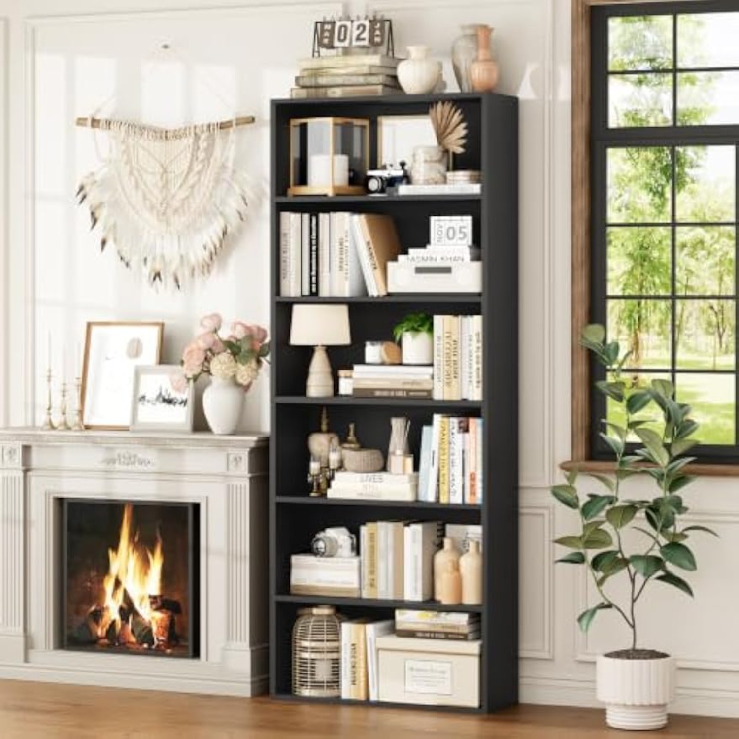 FOTOSOK 6-ярусный высокий книж – обзор и цена Home Office Library