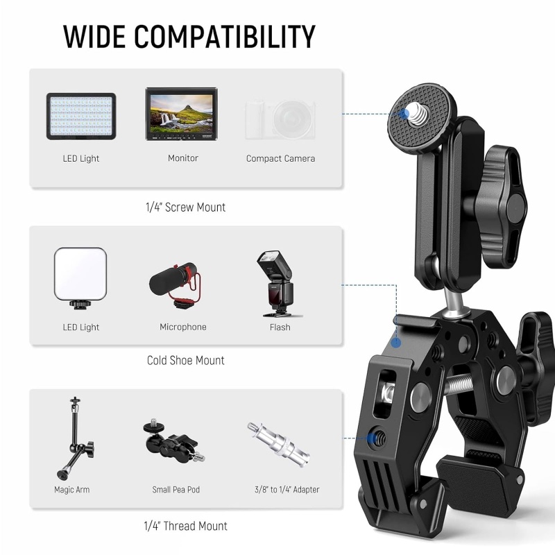 Универсальный алюминиевый супе – обзор и цена Monitor Arm Dual